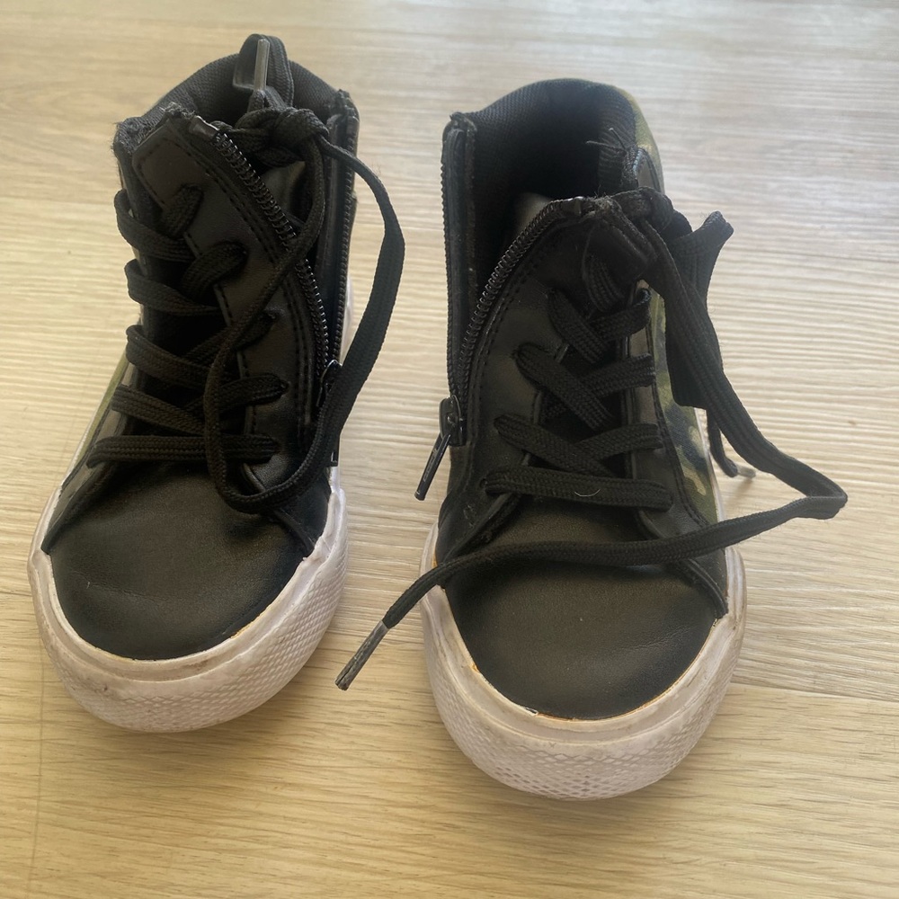 Toddler boys camo high tops
